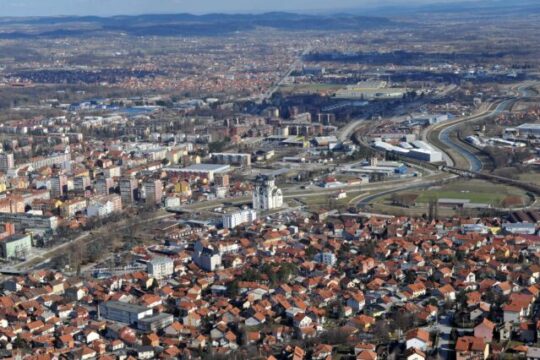 Valjevo foto iz aviona Dragan Krunić Objektiva.rs Valjevo