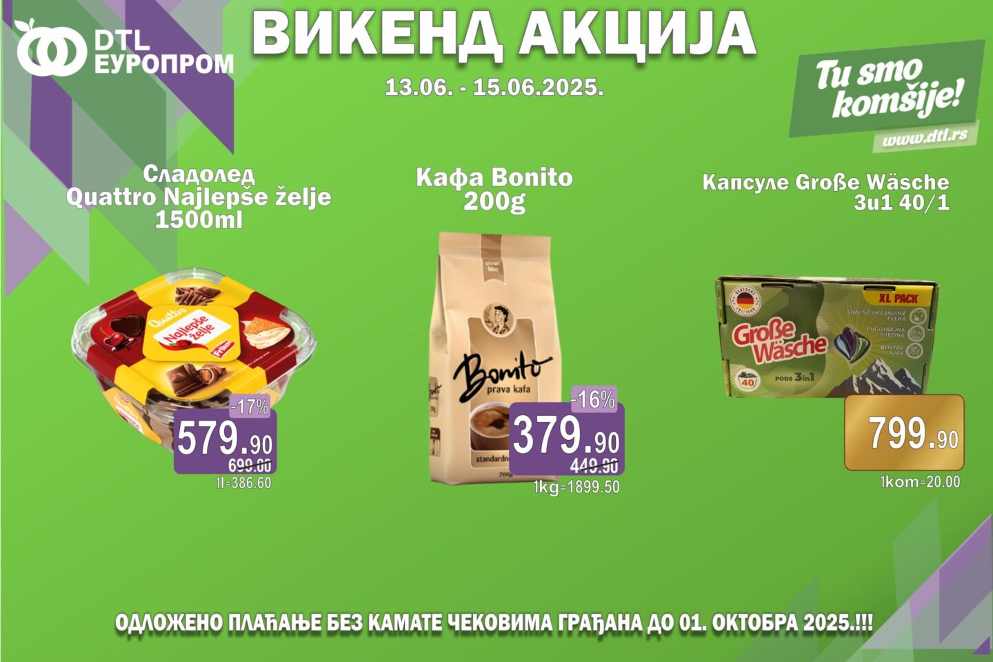 Europrom – Vikend akcija do 15. juna